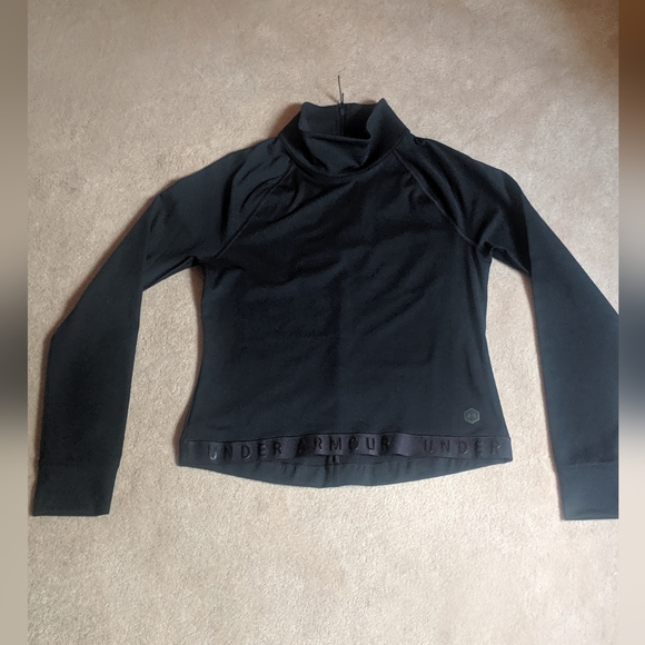 NWT Under Armour long sleeve Black top (S) - Picture 6 of 12